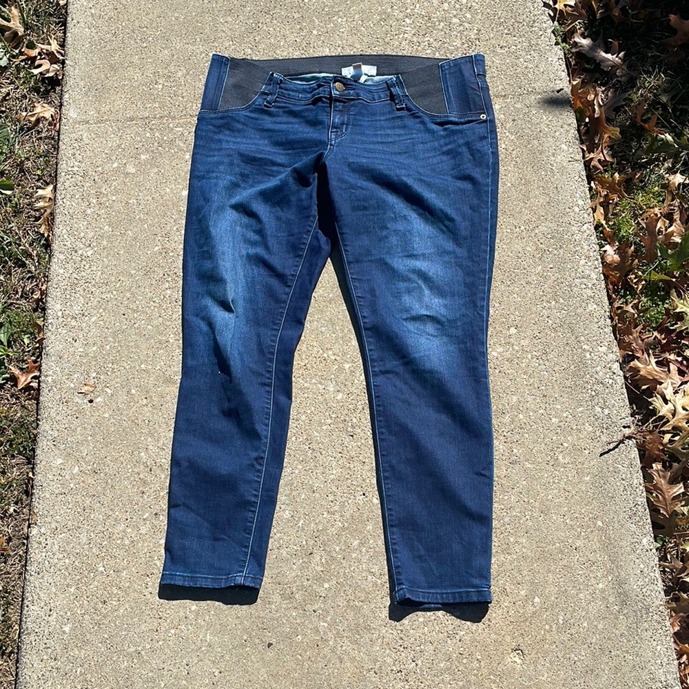 Isabel Maternity size 12 skinny blue jeans